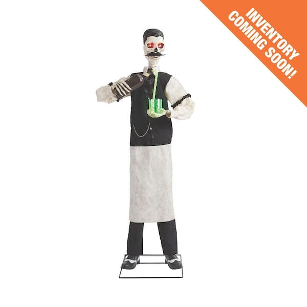 6 ft. Grave & Bones Animated LED Dean the Deathologist