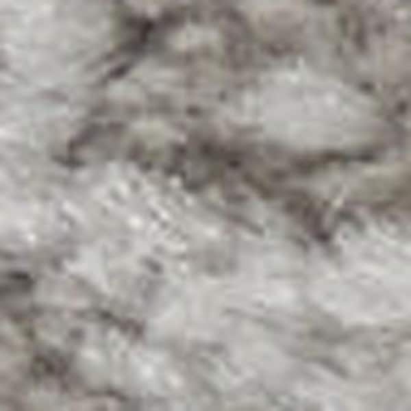 2 ft. x 8 ft. Gray Abstract Washable Area Rug