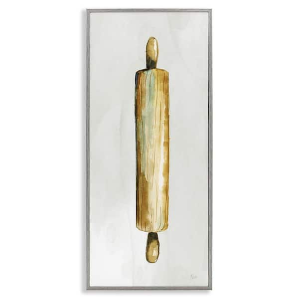 Stupell Industries Rustic Rolling Pin by Nan Gray Framed Food Giclee Art Print 30 in. x 13 in.