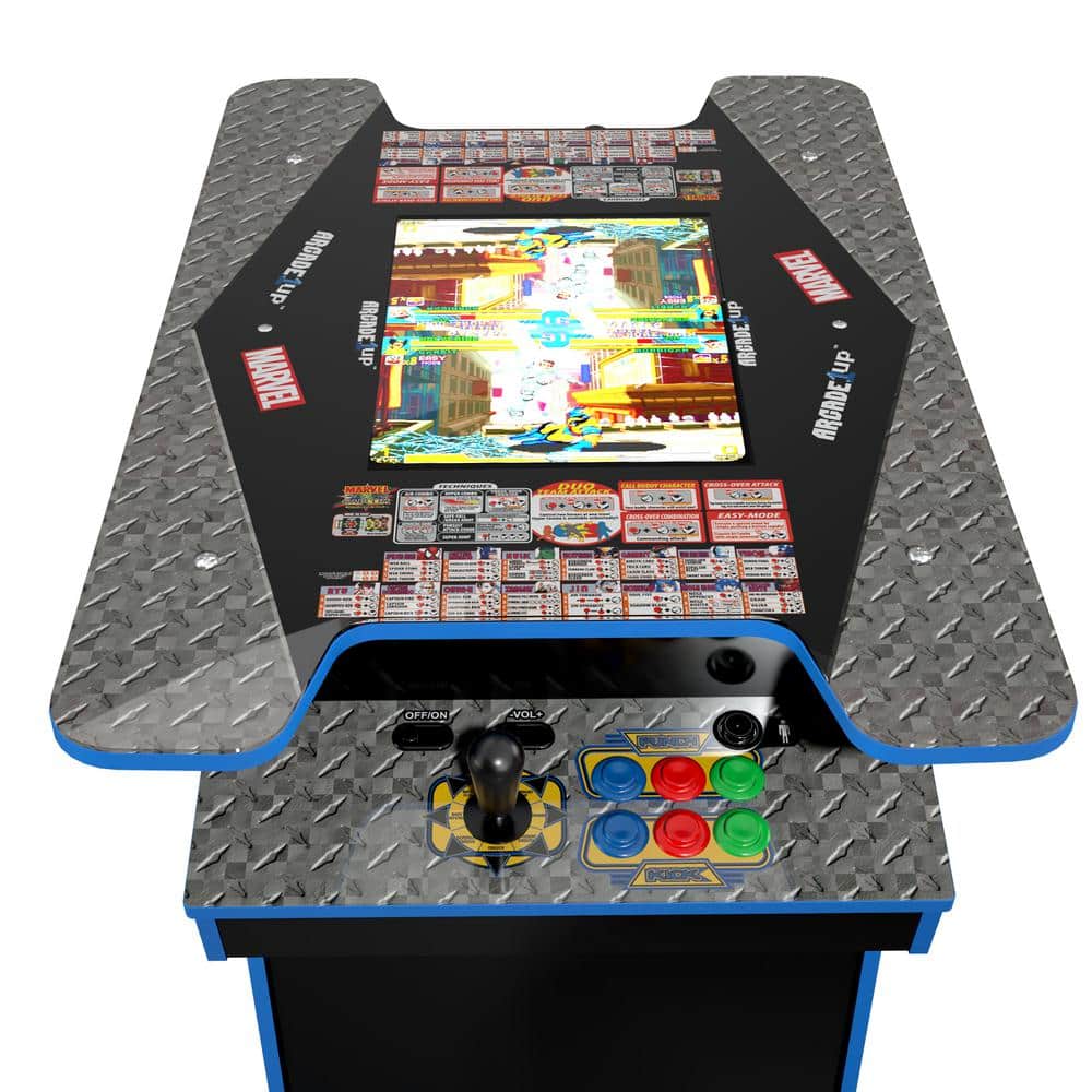 Marvel vs. Capcom Head-to-Head Arcade Gaming Table with Lit Deck