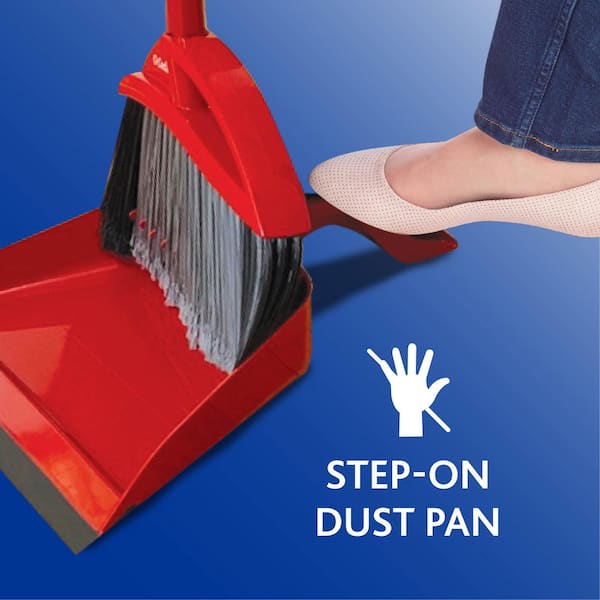 PowerCorner Pet Pro Broom with Step-On Dust Pan