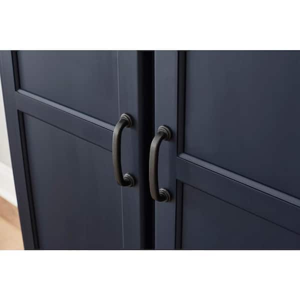 StyleWell Midnight Blue Wood Kitchen Pantry (30 in. W x 47 in. H) StyleWell Midnight Blue Wood Kitchen Pantry (30 in. W x 47 in. H)