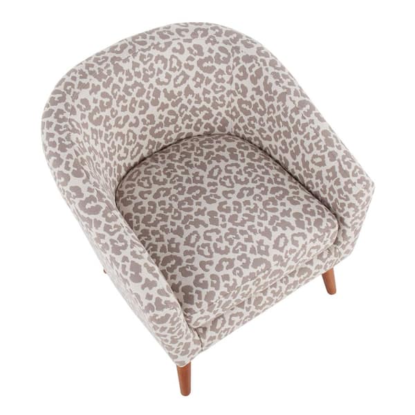 Snow leopard accent online chair