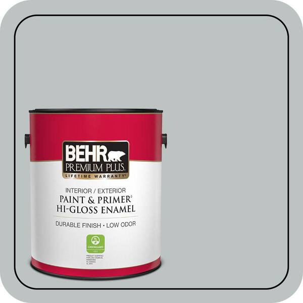 BEHR PREMIUM PLUS 1 gal. #PPF-26 Polished Rock Hi-Gloss Enamel Interior/Exterior Paint & Primer