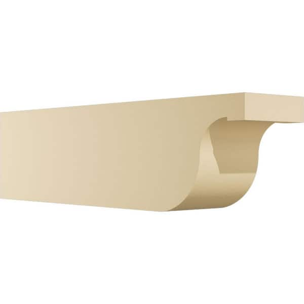 Ekena Millwork Standard Del Monte 6 in. W x 8 in. H x 30 in. D Signature Urethane Rafter Tail Outlooker