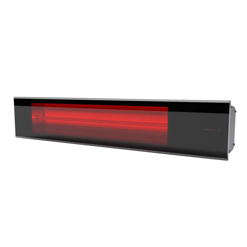 Black Stainless Steel Electric Infrared Patio Heater