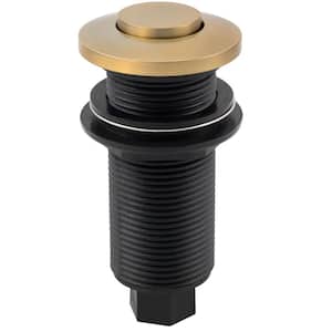 Sink Top Waste Disposal Replacement Air Switch Trim Only, Flush Button, Champagne Bronze
