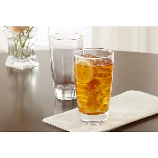 15 oz. Clear Tinted Bubble Drinking Glass