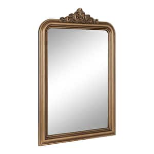 Kinsman 24.00 in. W x 36.00 in. H Gold Rectangle Traditional Framed Decorative Wall Mirror