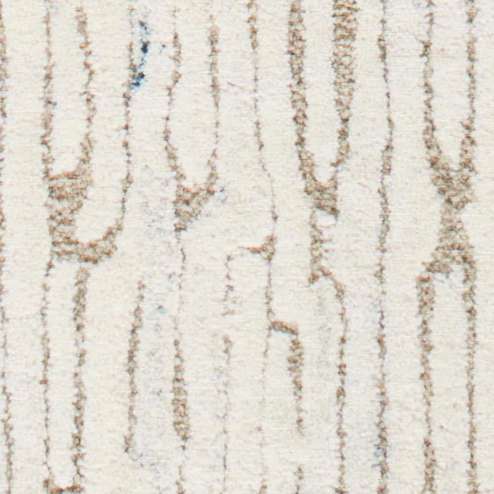 Malone Machine Washable Oatmeal 4 ft. x 6 ft. Indoor Area Rug