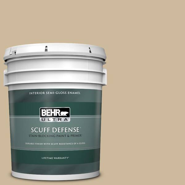 BEHR ULTRA 5 gal. #BXC-80 Wildwood Extra Durable Semi-Gloss Enamel Interior Paint & Primer
