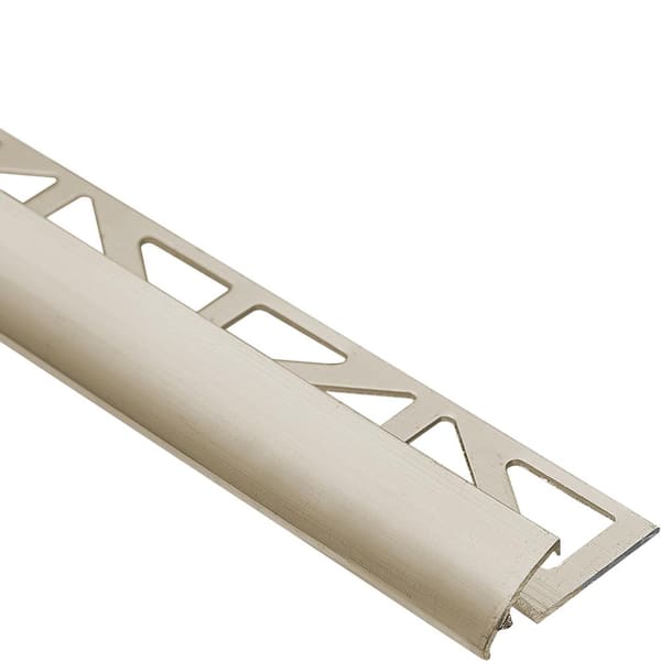 DURAL Duratrans Profile 1/2 in. x 96 in. Anodized Aluminum Titanium Tile Edging Trim