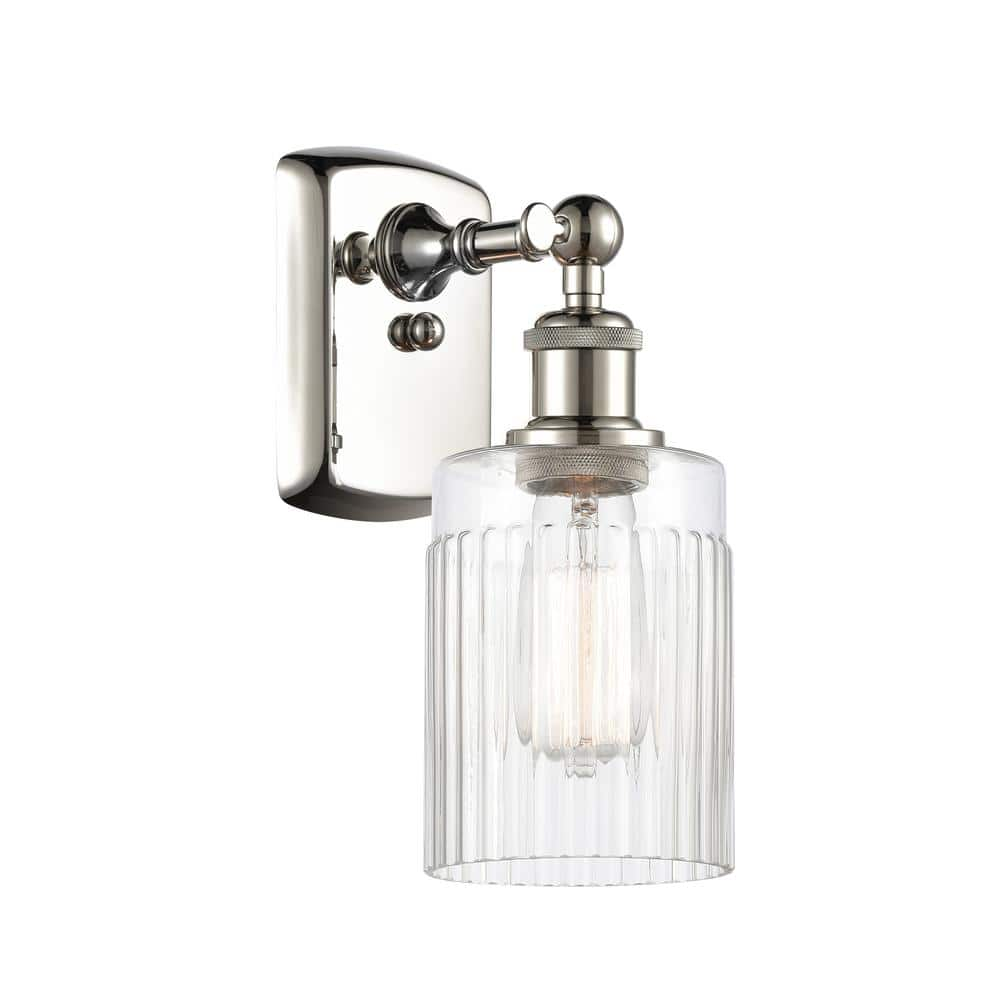 Innovations Hadley 1-light Polished Nickel Wall Sconce With Clear Glass 