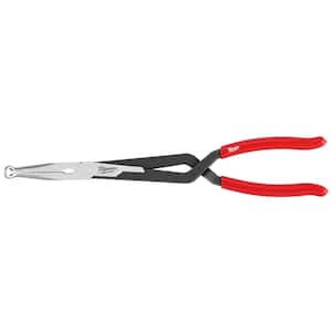 13 in. Long Needle Nose Pliers with 5/16 in. Hose Grip and Slip Resistant Grip