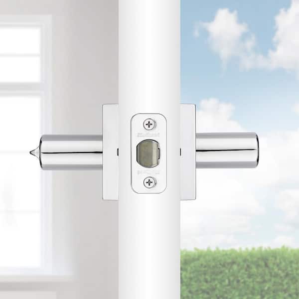 Kwikset Montreal Square Polished Chrome Entry Door Handle