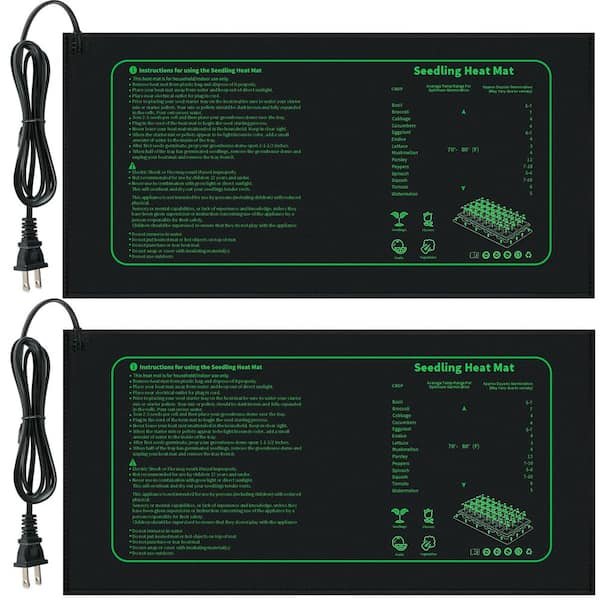 ITOPFOX 10 in. x 20.75 in. Seedling Heat Mat for Seed Starting