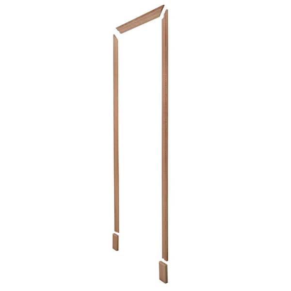2.5 in. D x 3.5 in. W x 82 in. L Unfinished Red Oak Wood Casing Kit