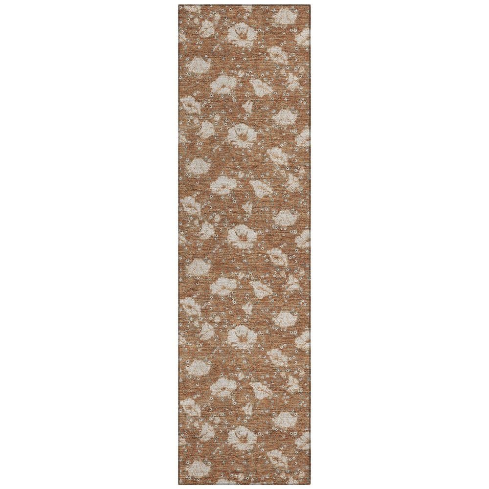 Chantille Machine Washable Indoor/Outdoor Abstract ACN2792 Rust 2 ft. x 7 ft. Runner Rug price history on PriceWatchPro