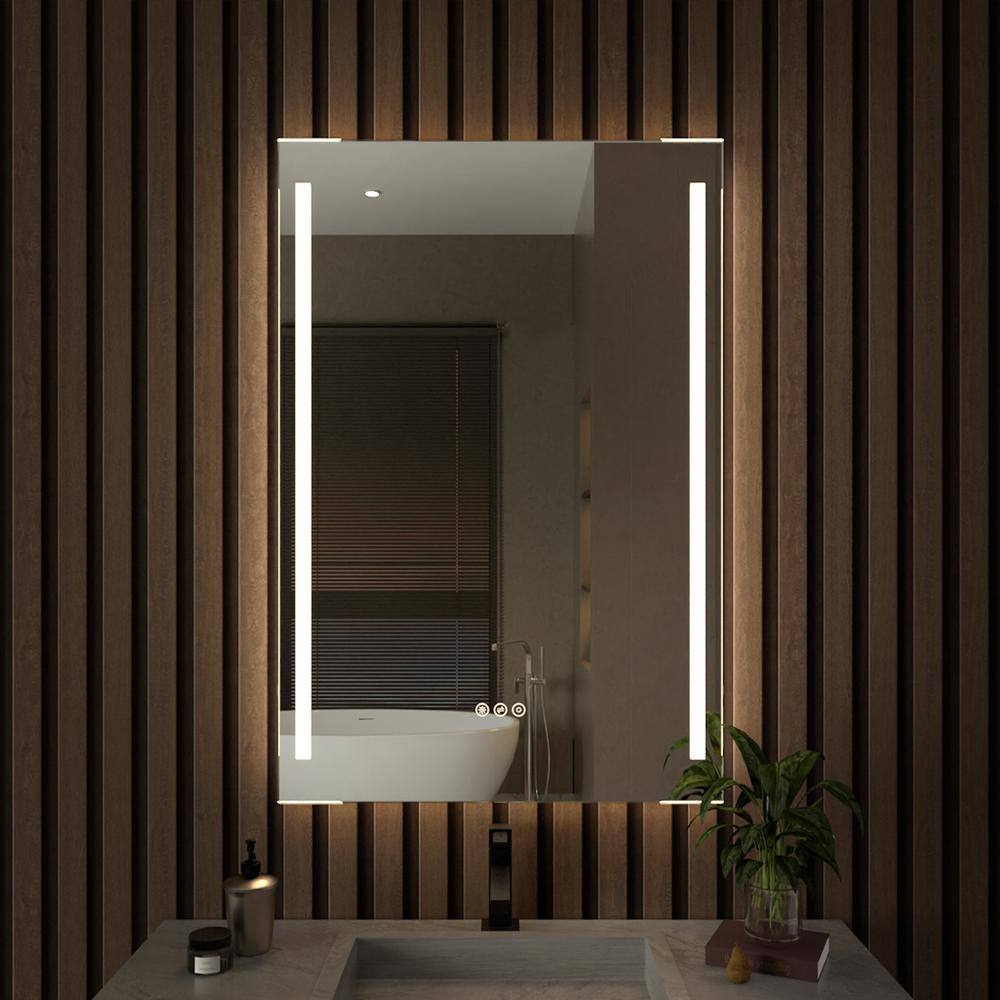 Spring 24 in. W x 36 in. H Rectangular Frameless LED Wall Bathroom Vanity Mirror price history on PriceWatchPro