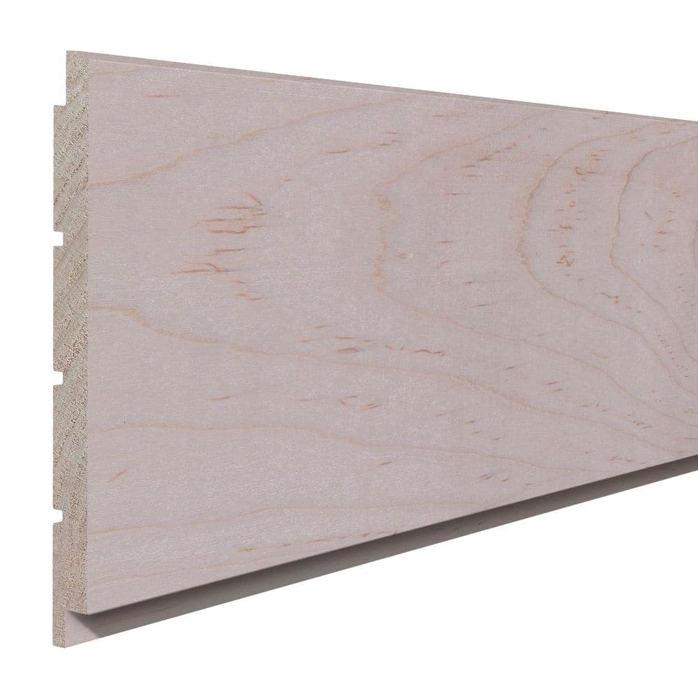 0.4375 in. D x 5 in. W x 7.66 ft. L Unfinished Soft Maple Wood Shiplap price history on PriceWatchPro