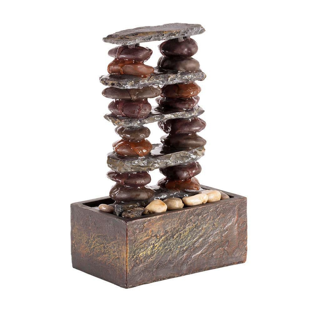 Alpine Corporation 12 in. Tall Indoor/Outdoor Eternity Tabletop