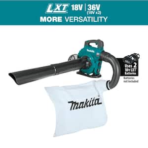 120 MPH 473 CFM LXT 18V X2 (36V) Lithium-Ion Brushless Cordless Leaf Blower with Vacuum Attachment Kit (Tool-Only)
