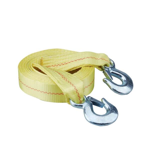 Heavy Duty 2 inches x 20 ft Tow Strap with 2 Safety Hooks 2" x 20' 