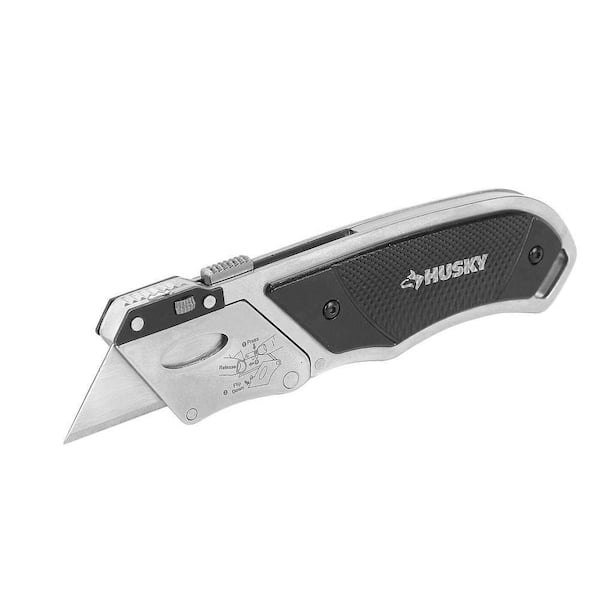 Husky Compact Retractable Utility Knife 1120 - The Home Depot