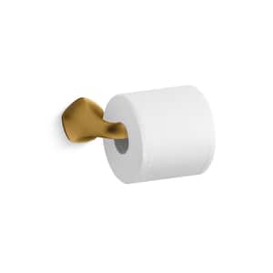 Sundae Toilet Paper Holder in Vibrant Brushed Moderne Brass