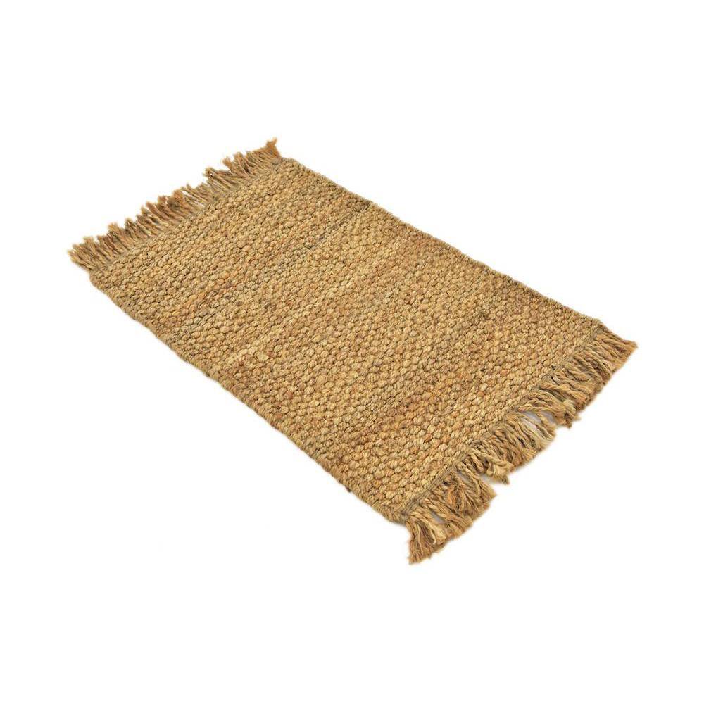 Handmade Chunky Jute Rectangular Natural Area Rug