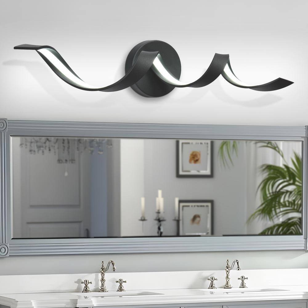 thumbnail image 2 of Jaylin 4 Light Bathroom Vanity Light, Black - Contemporary - Bathroom... 2 of 13