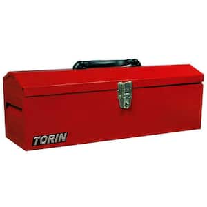 16 in. Hip Roof Portable Steel Tool Box