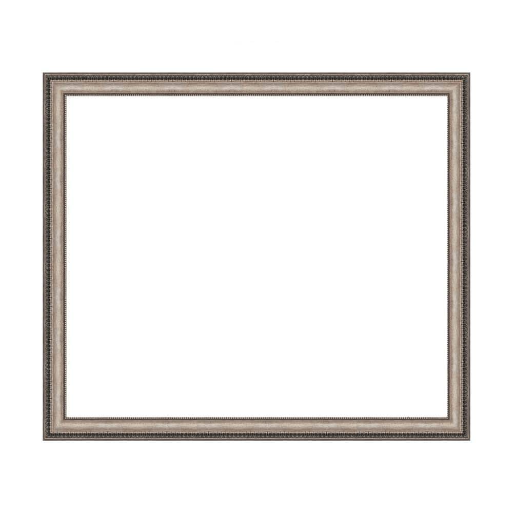 Mirror Makeover Lyla Ornate Silver 43.25 in. W x 37.25 in. H Bathroom Mirror Frame Border Kit-Fits a 42 x 36 Mirror price history on PriceWatchPro