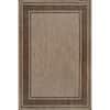 Beverly Rug Essence Jute Bordered Easy to Clean Indoor Outdoor 8 ft. x 10 ft. Area Rug BV-NAT700-JUTE-8x10