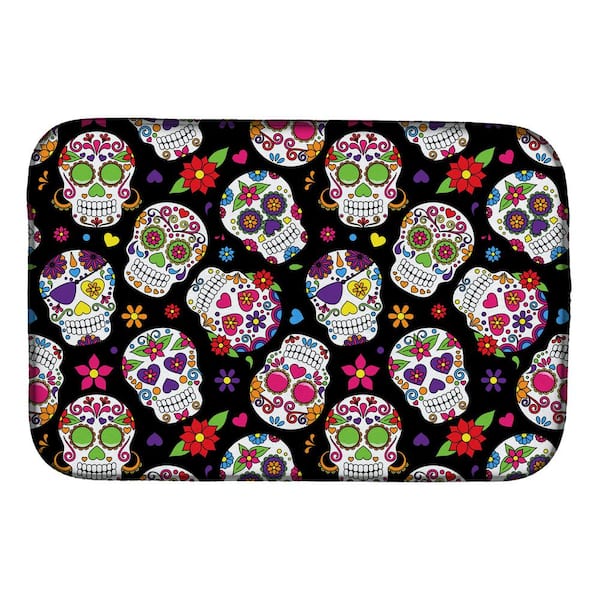 Caroline's Treasures 14 in. x 21 in. Multicolor Day of the Dead