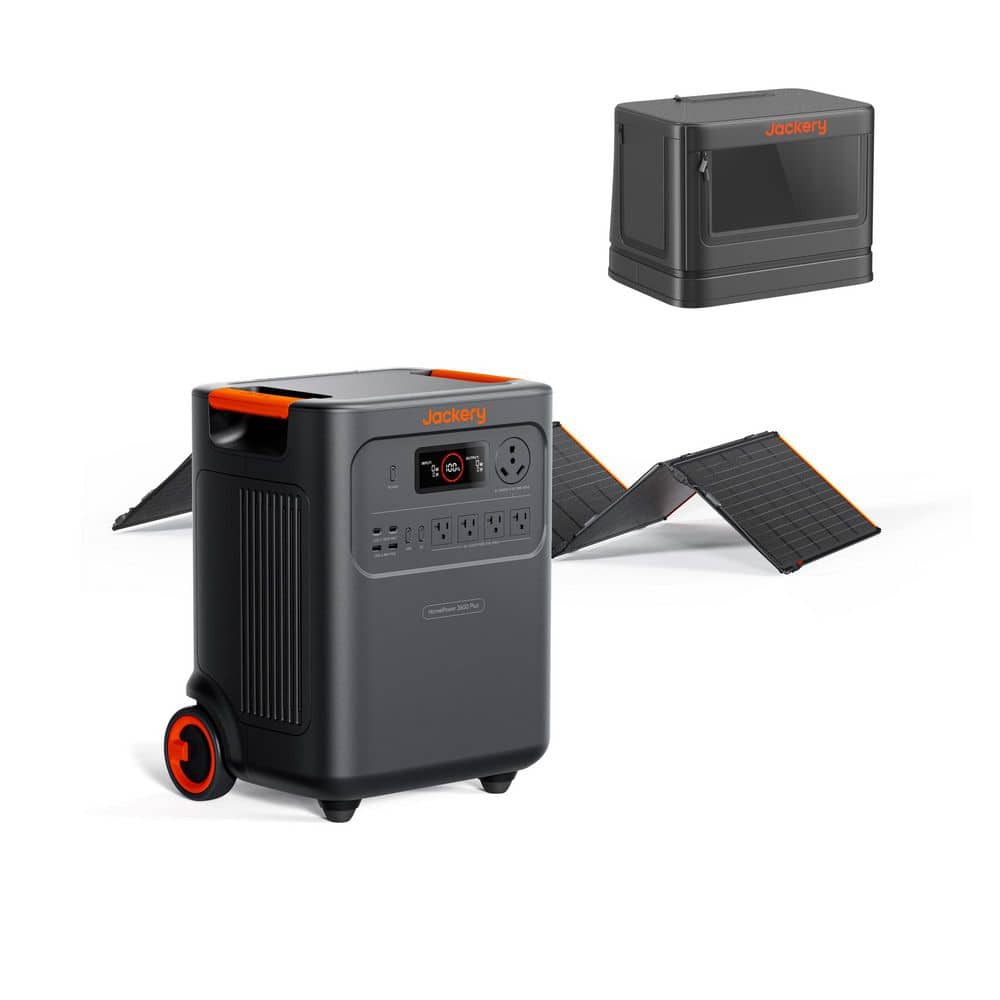 3600W/7200W Push Button Start Solar Generator HomePower 3600 Plus with 1pcs 500Wx Solar Panel and Protective Cover price history on PriceWatchPro