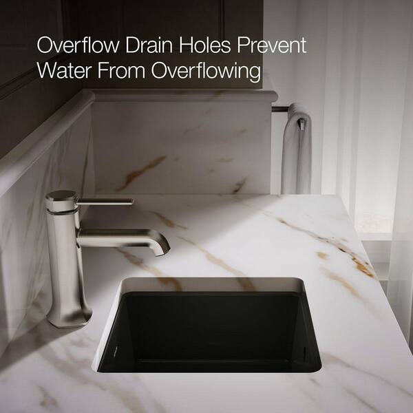 KOHLER Verticyl 13.1 in. x 13.25 in. Undermount Bathroom Sink in