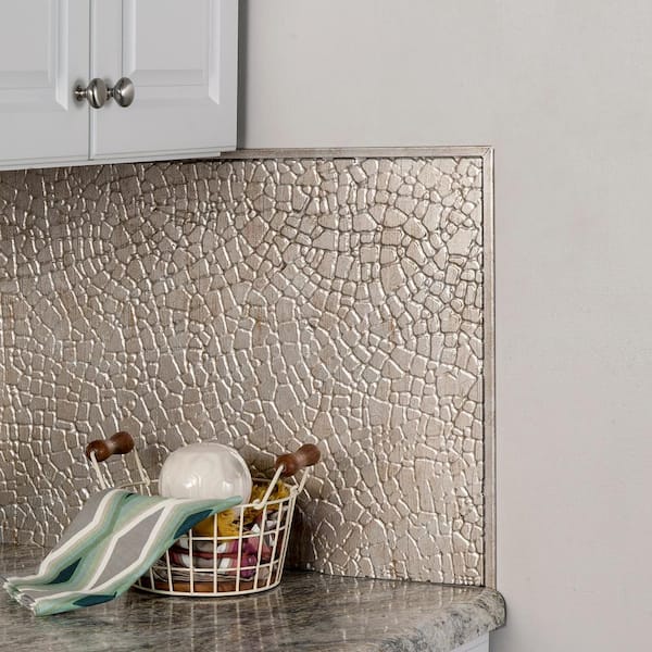 Vintage Metal 47 in. Vinyl Backsplash Accessory J-Trim (5-Pack)