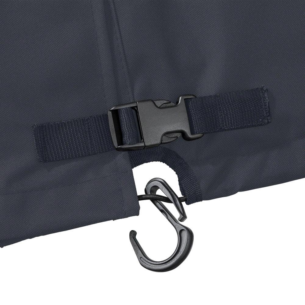 Classic Black 8-Foot Heavy-Duty Log Rack Cover