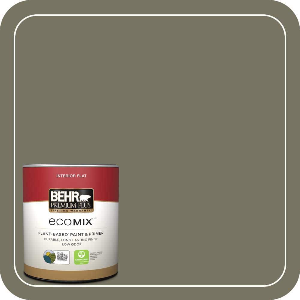1 qt. #BXC-20 Amazon River Flat EcoMix Plant-Based Interior Paint & Primer price history on PriceWatchPro