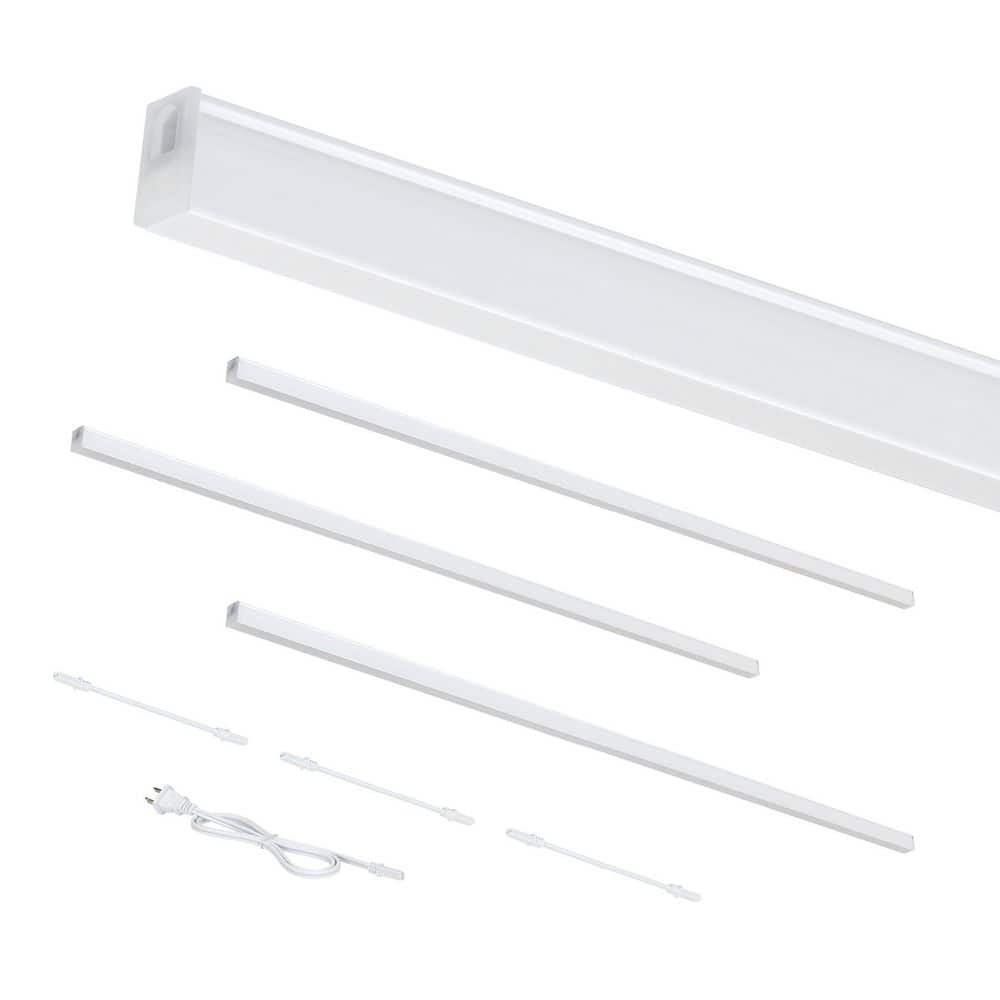 32in Ultra Slim Linear Light, 4pk, 5000K Bright White, 650 Lumens, 0.5in Width price history on PriceWatchPro