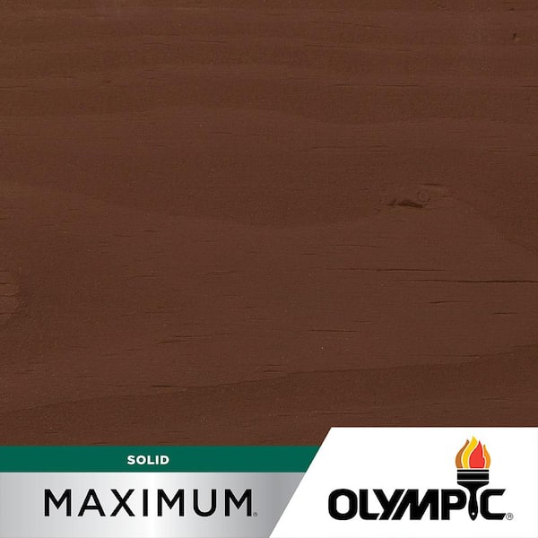 Olympic Maximum 5 gal. Russet Solid Color Exterior Stain and Sealant in One