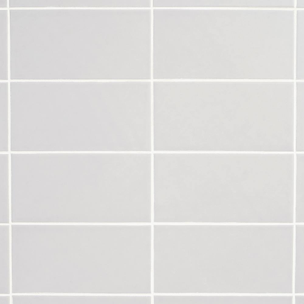 Tarin Gray Matte Ceramic 4" x 8" Subway Tile