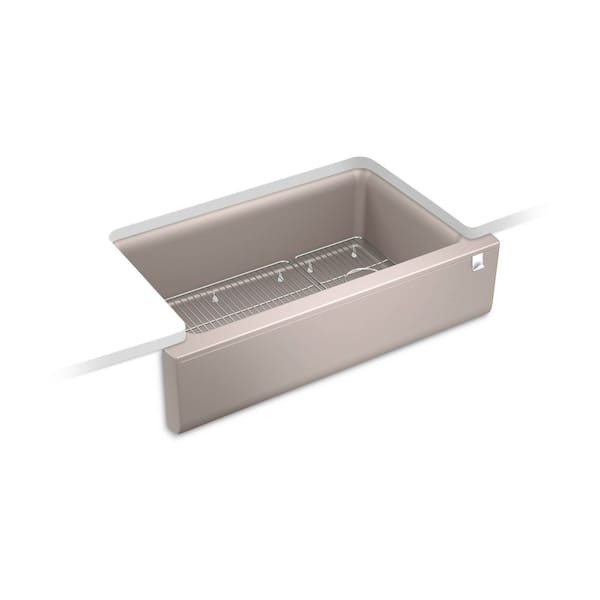 Cairn 28.63 in. Undermount Single Bowl Matte Black Plum Granite Composite Kitchen Sink