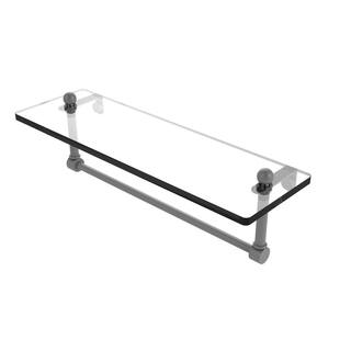 Mensola In Vetro Per Bagno Allied Brass Mambo Collection - 3 Livelli Con Barra Porta Asciugamani, Ottone Massiccio
