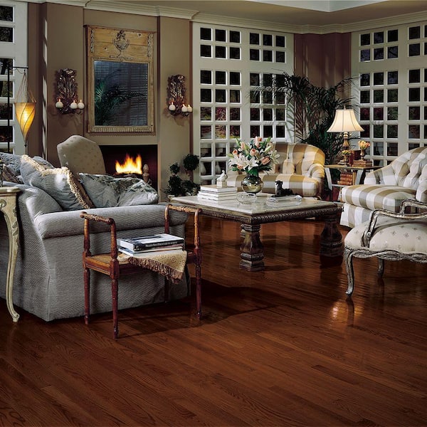 Natural Reflections Sierra Oak 5/16 in. T x 2-1/4 in. W Smooth Solid Hardwood Flooring (40 sq.ft./ctn)