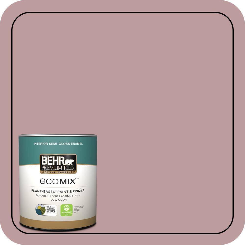 1 qt. #BIC-06 Desert Lights Semi-Gloss Enamel EcoMix Plant-Based Interior Paint & Primer price history on PriceWatchPro