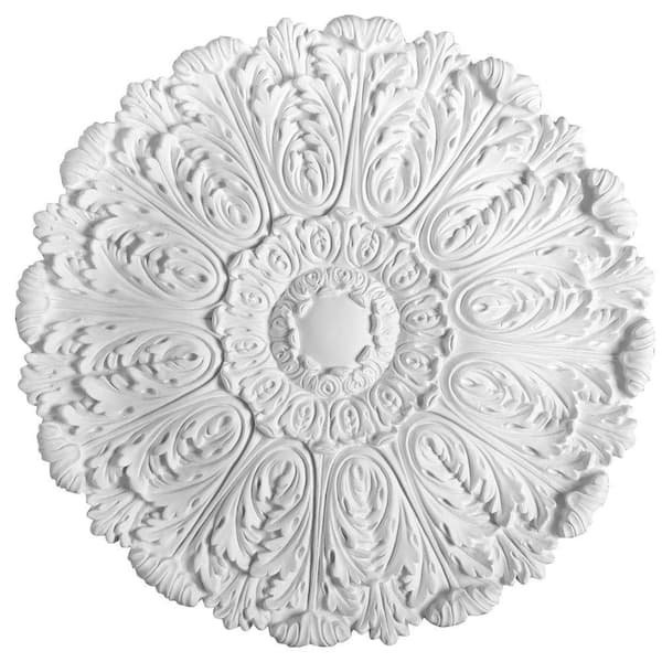 American Pro Decor European Collection 29-1/2 in. x 1-3/4 in. Acanthus Polyurethane Ceiling Medallion