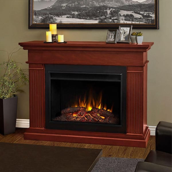 Real Flame Kennedy 56 in. Grand Series Electric Fireplace in Dark Espresso
