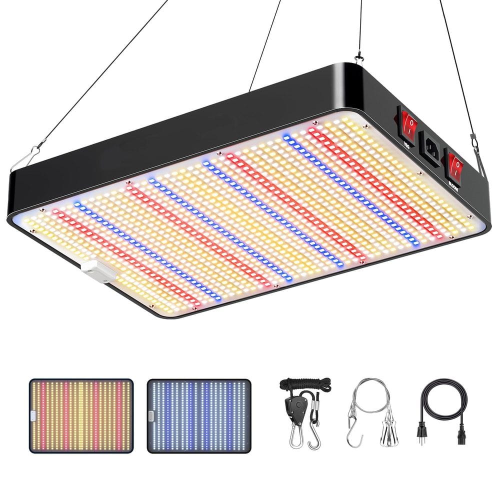 LED Grow Light, Full Spectrum Grow Lights for Indoor Plants with Veg and Bloom Switches, Quiet Cooling Fan price history on PriceWatchPro